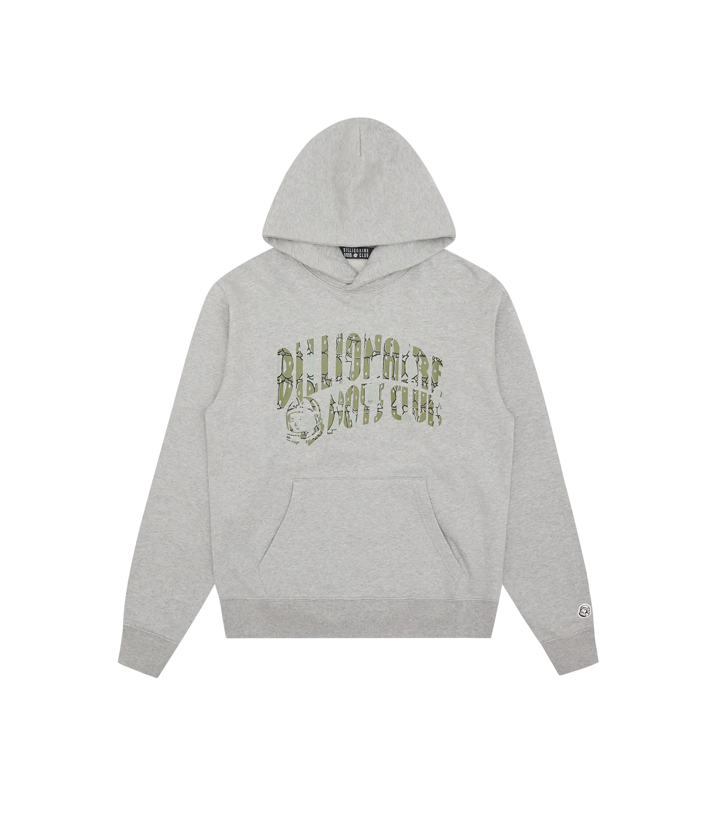 GATOR CAMO ARCH LOGO POPOVER HOOD - HEATHER GREY