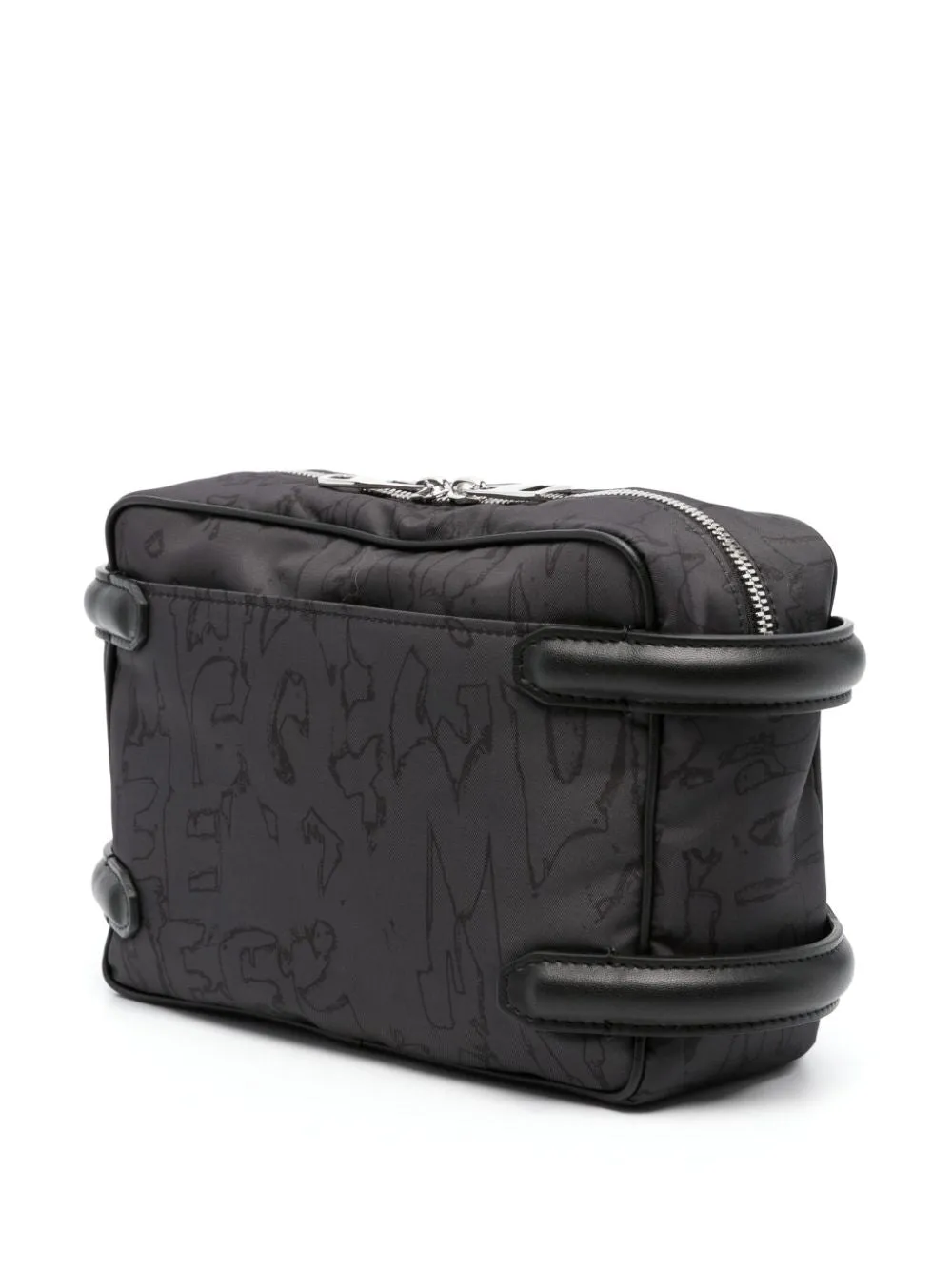 GRAFFITI PRINT CROSSOVER STRAP BAG
