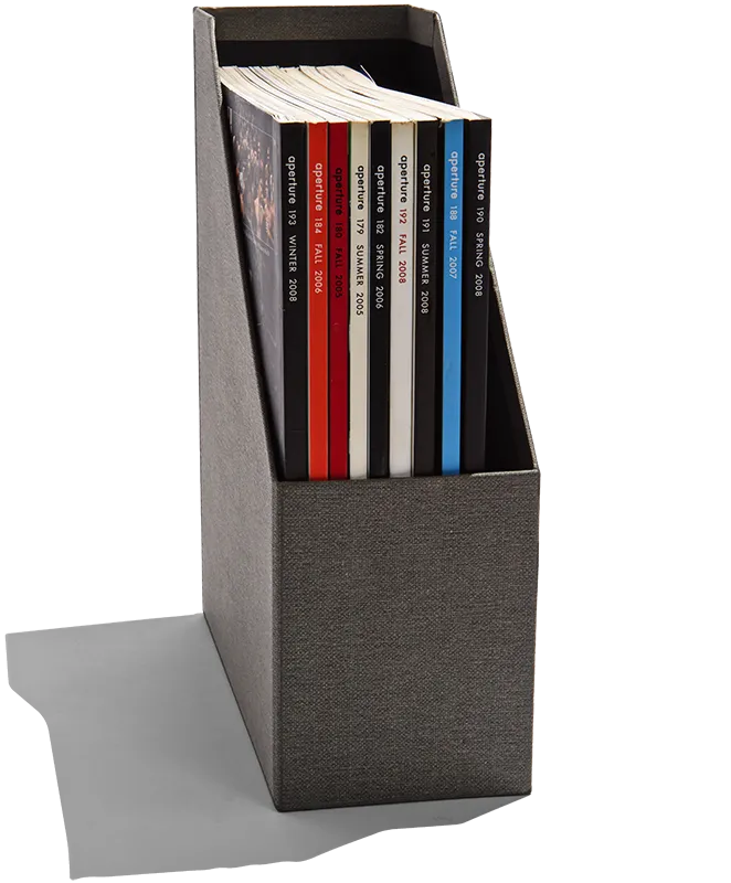 Grey Cloth Magazine Holder