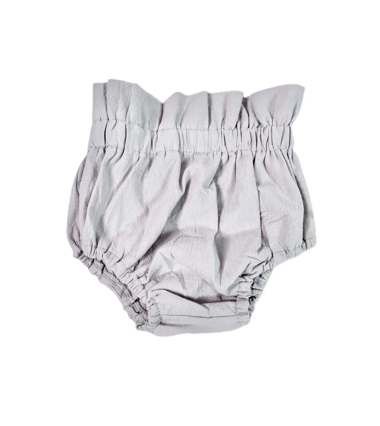 Grey Ruffle Waist Bloomers