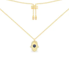 Hamsa Adjustable Necklace