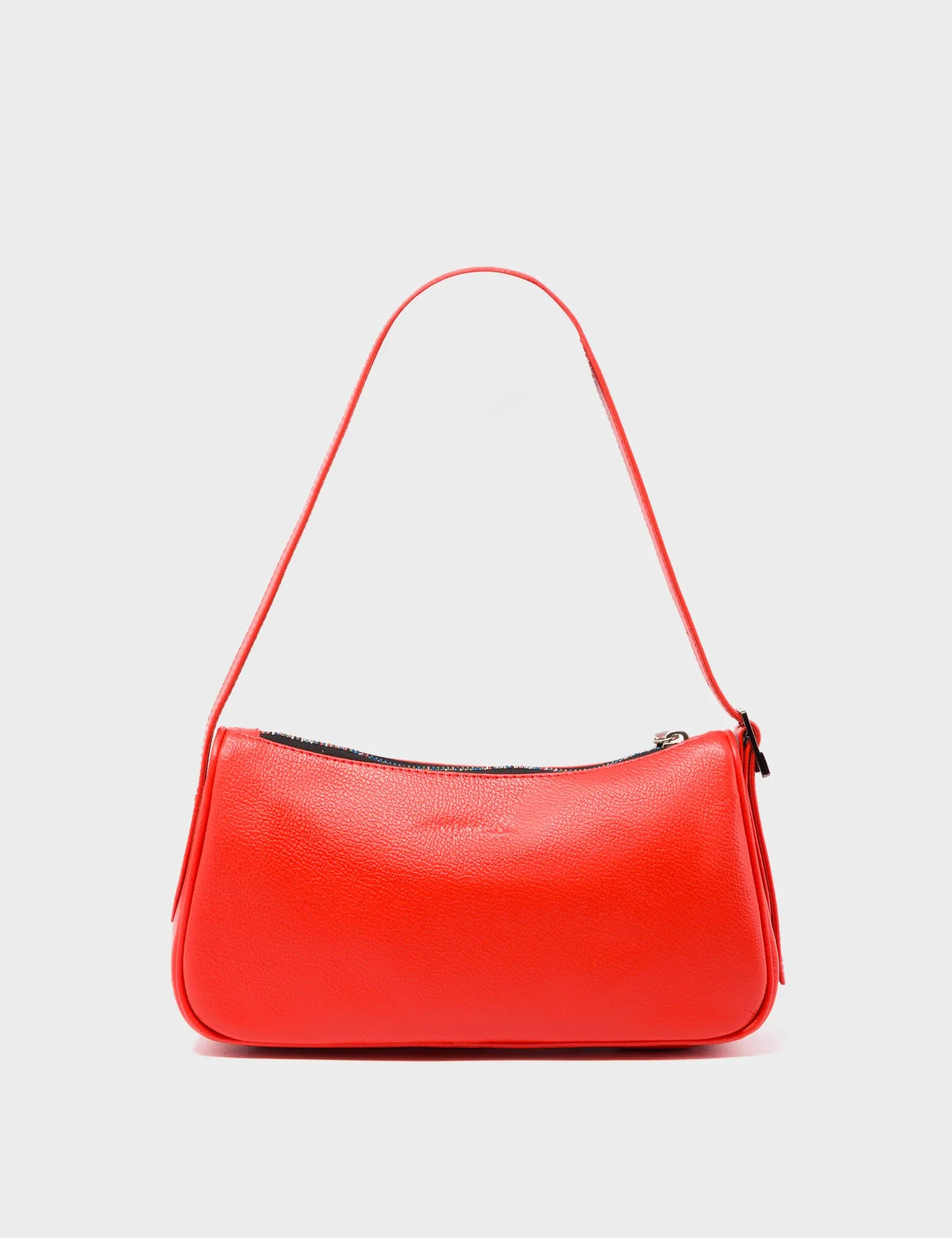 Lucas Hobo Mini Fiesta Red Handbag - All Over Eyes Embroidery
