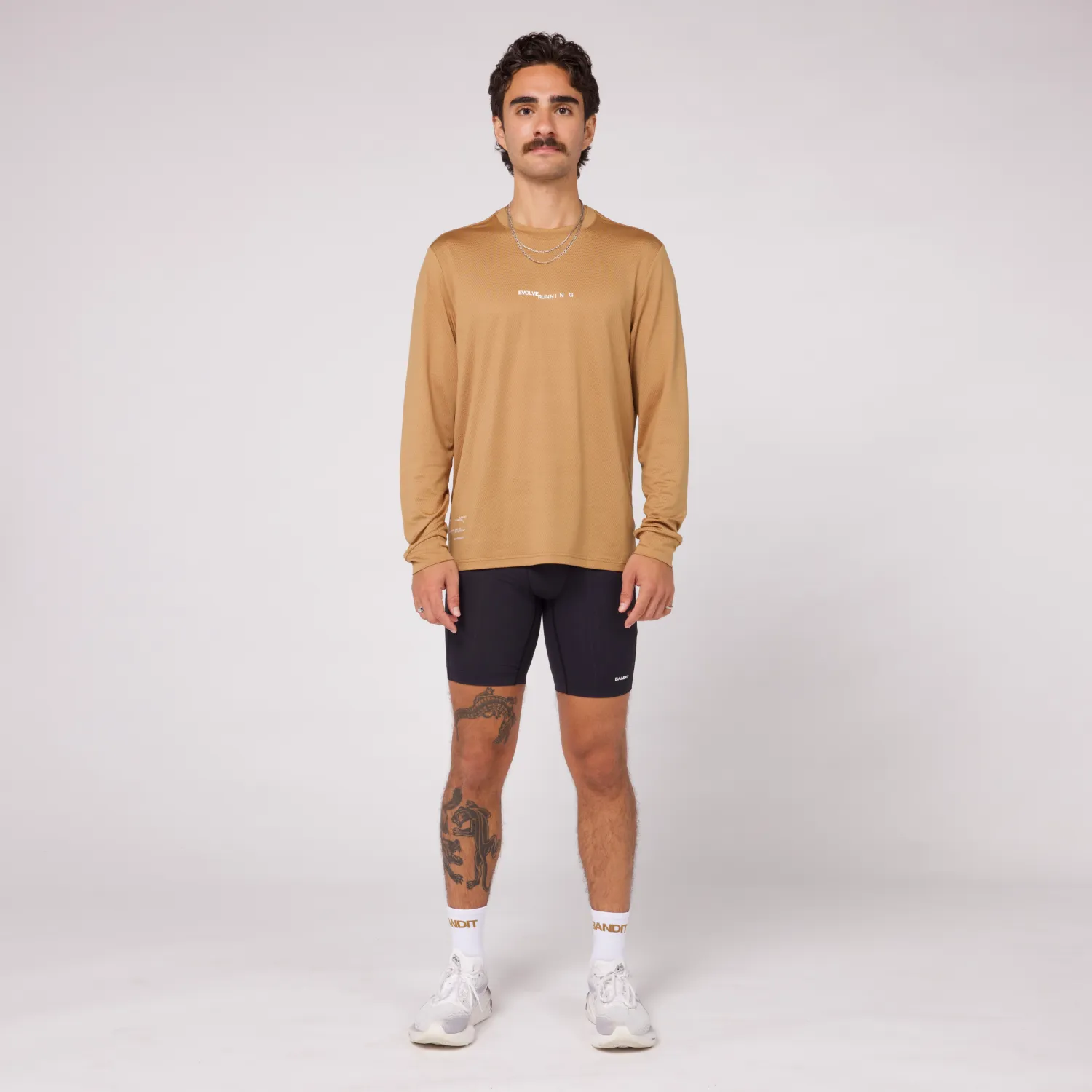 Micromesh™ "Evolve" Long Sleeve Tee - Unisex, Honey