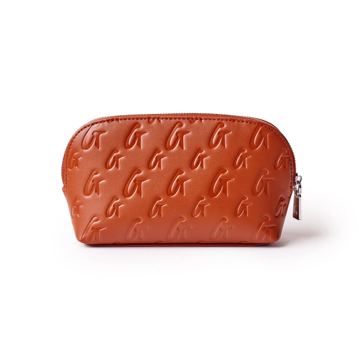 MONOGRAM COSMETIC POUCH BROWN