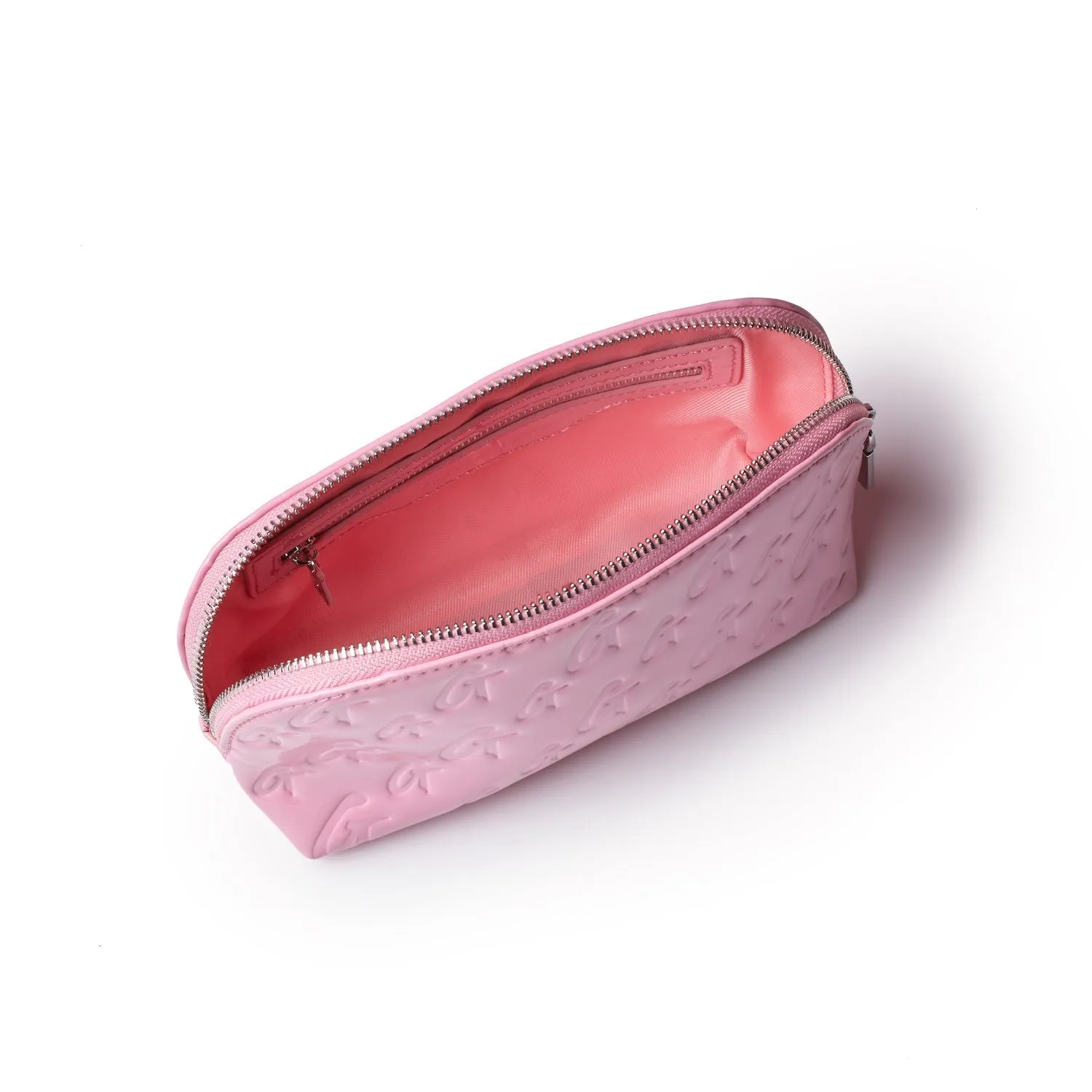 MONOGRAM COSMETIC POUCH MIRROR PINK