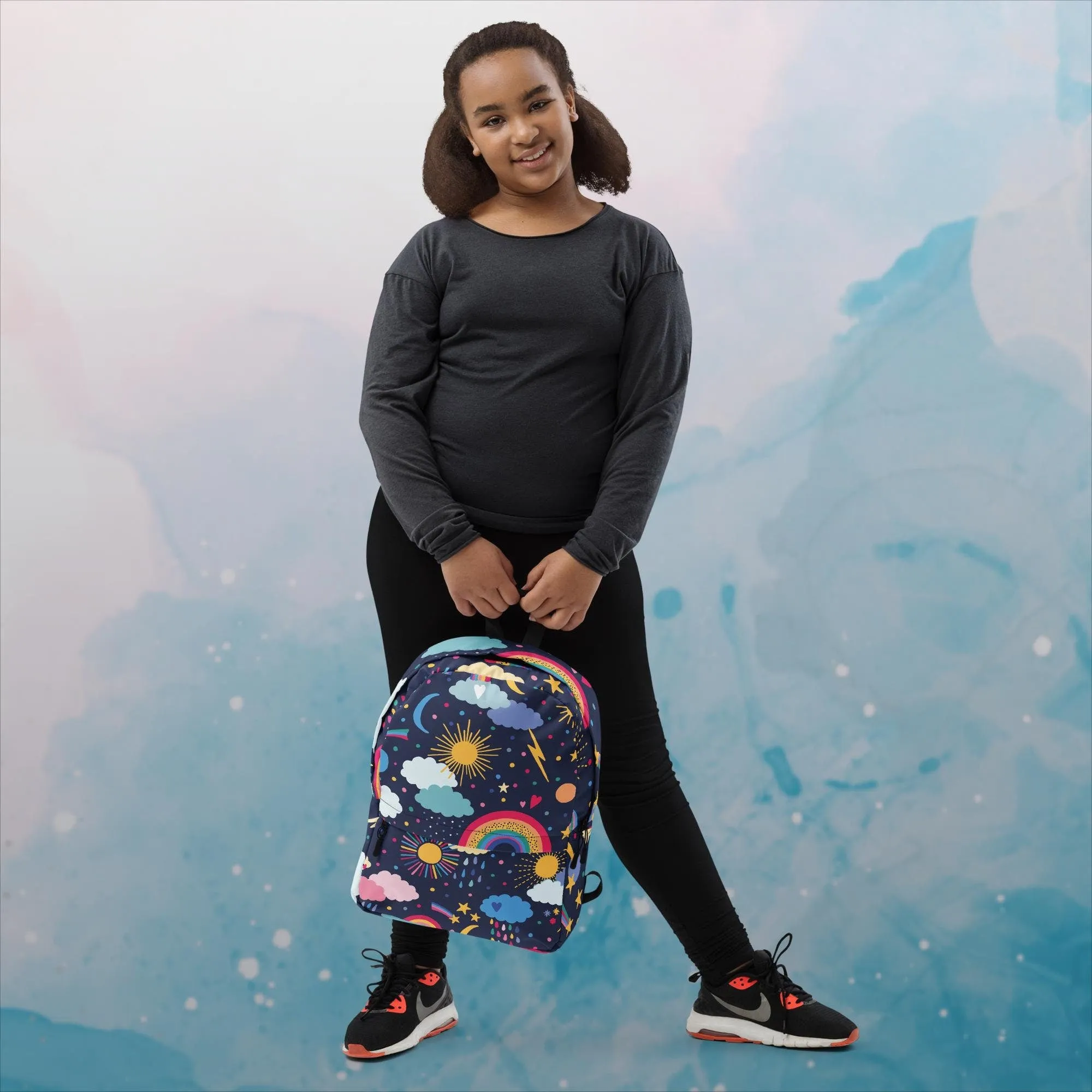 Rainbows and Rain Clouds Weather Themed Backpack