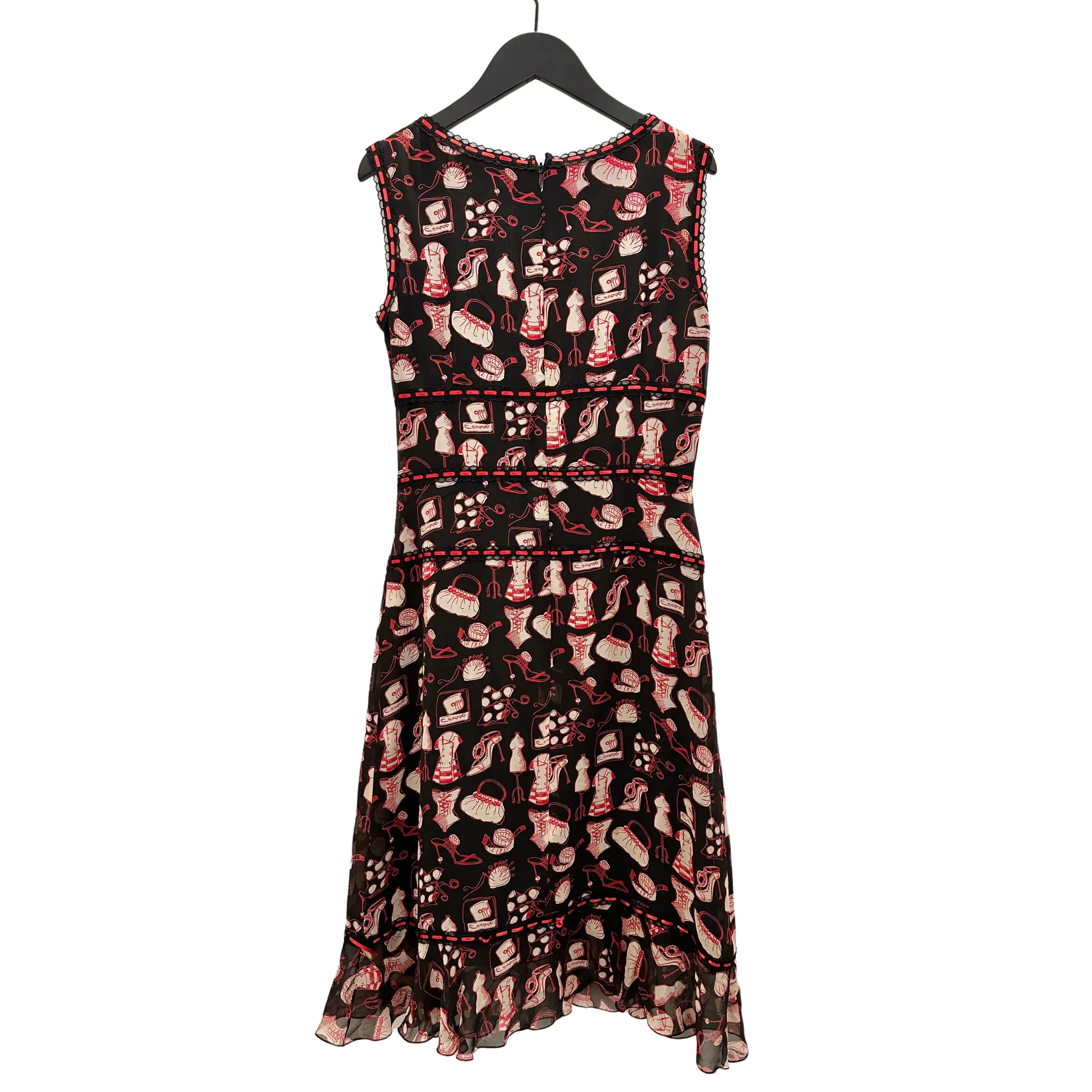 Red Printed Dress (Pre-loved)