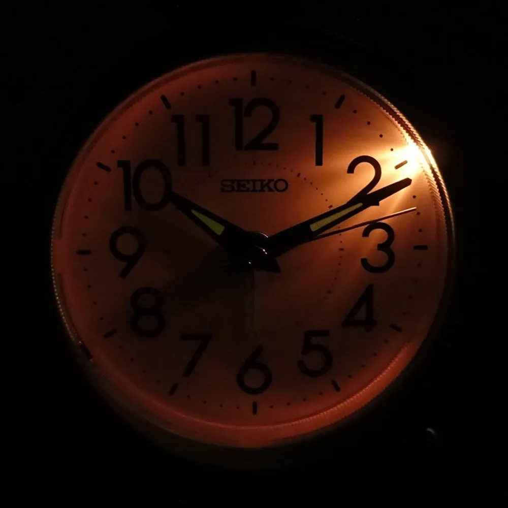 Seiko Bedside Alarm Clock with Volume Adjustment QHE204