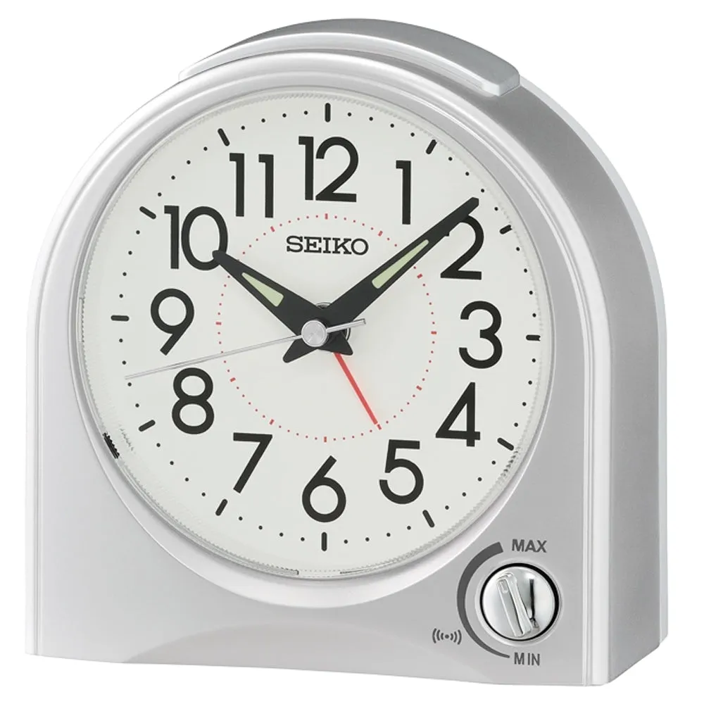 Seiko Bedside Alarm Clock with Volume Adjustment QHE204
