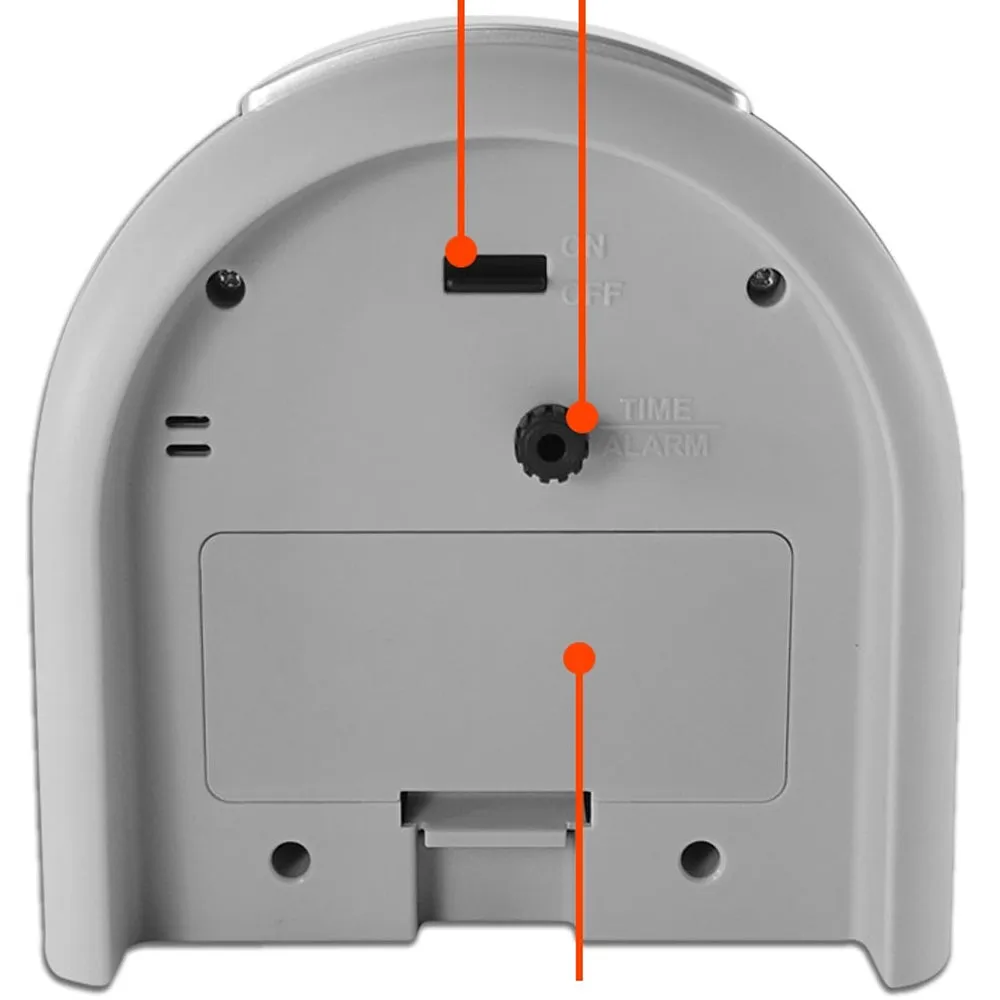 Seiko Bedside Alarm Clock with Volume Adjustment QHE204