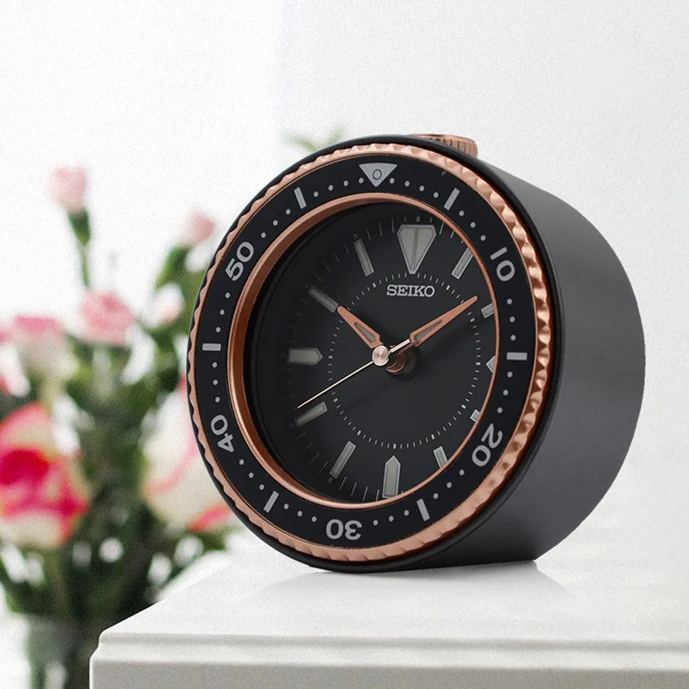 Seiko Dive Design Bedside Alarm Clock QHE184