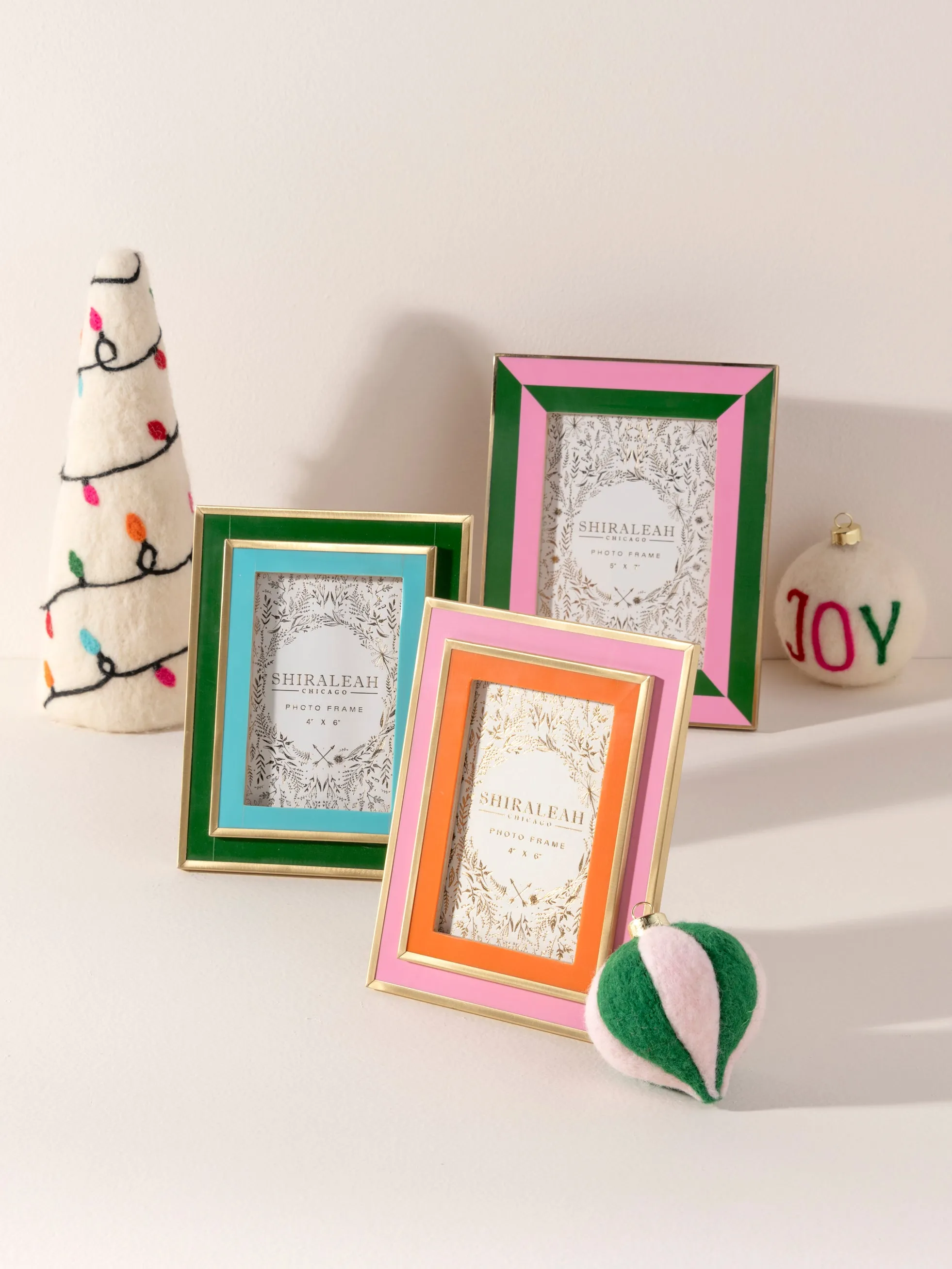 Shiraleah Assorted Set Of 3 Decorative Christmas Trees, Multi