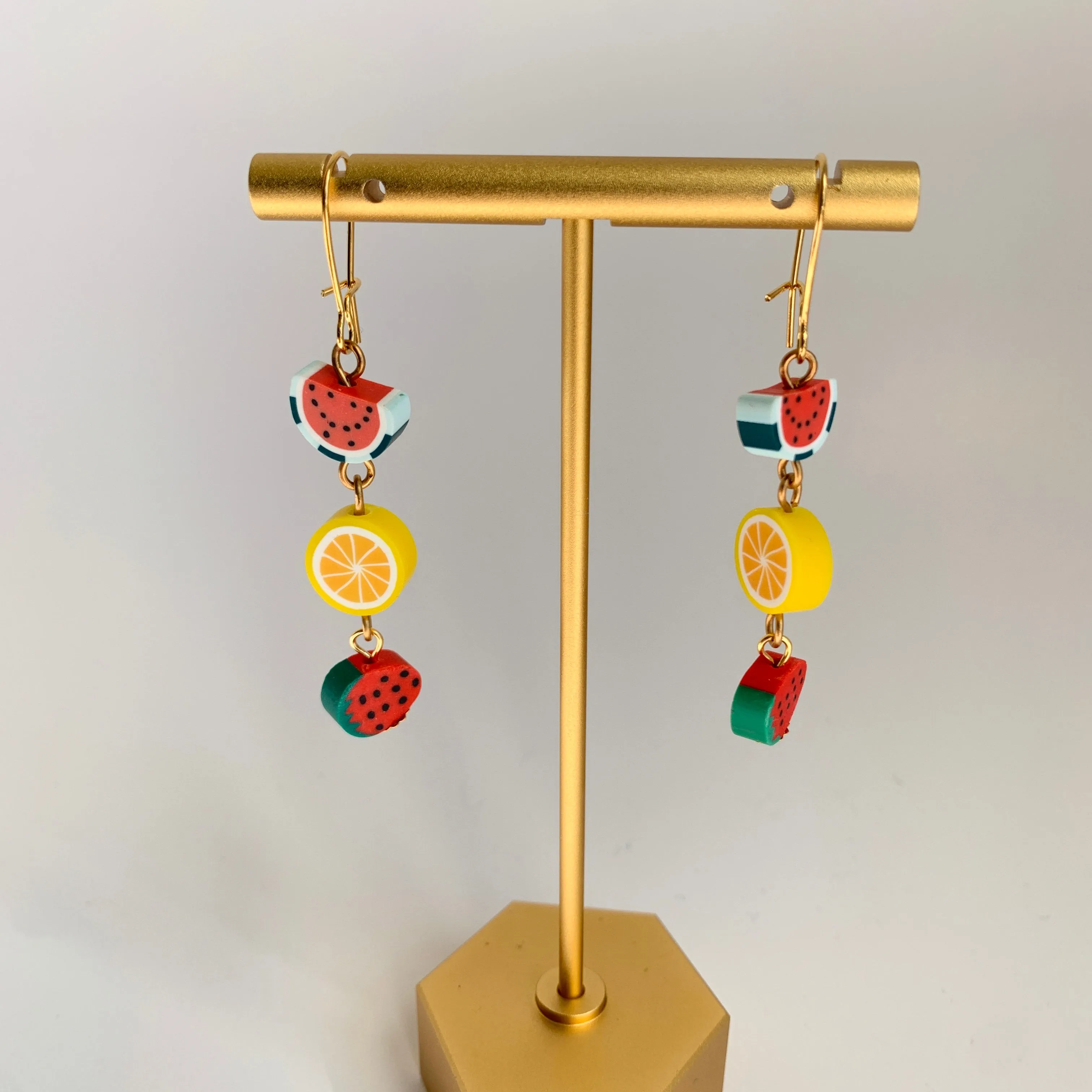 Strawberry Watermelon Earrings