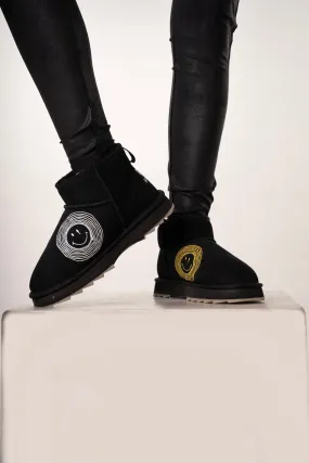 'The Smiley Boot' Painted Boots