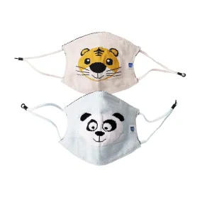 Ultra Breathable Antimicrobial Masks for Kids (Pack of 2)