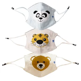 Ultra Breathable Antimicrobial Masks for Kids (Pack of 3)