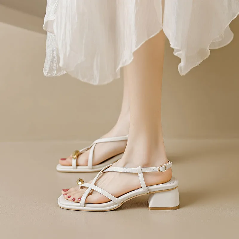 Women Summer Stylish Chunky Heel Sandals